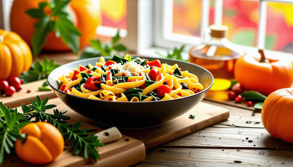 découvrez notre recette de pâtes anti-inflammatoires pour un automne en pleine forme ! renforcez votre immunité tout en savourant un plat délicieux qui vous aidera à rester protégé des maladies. préparez-vous à accueillir la saison avec une alimentation saine et réconfortante.